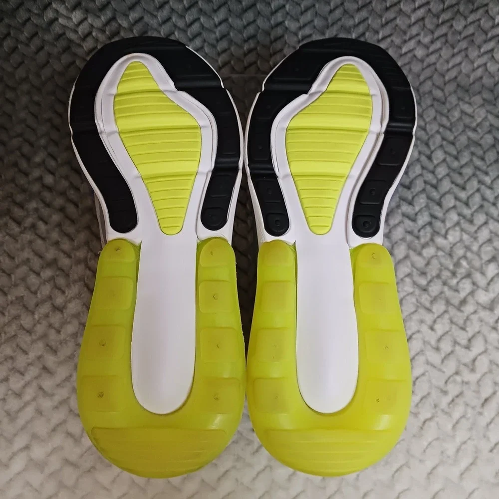 Nike Air Max 270 Light Bone Volt GS Walking Running Shoes Size 5Y Women's 6.5